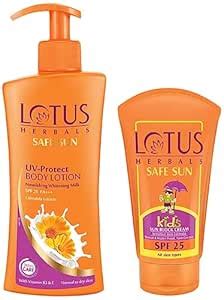 Buy Lotus Herbals Safe Sun UV-Protect Body Lotion For Dry Skin, 250 ml ...