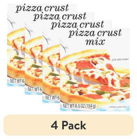 (4 pack) Jiffy Pizza Crust, Dry Mix, 6.5 oz Box - Walmart.com
