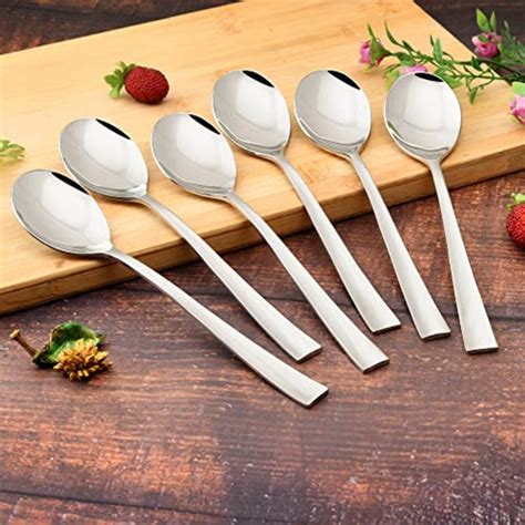 FnS - Stainless Steel, Slimline Style - Dinner Spoon Set, Pack of 12 S
