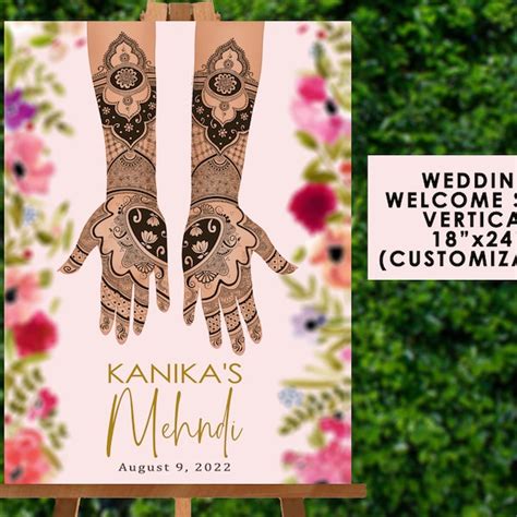 Buy Mehndi Sign Online In India - Etsy India