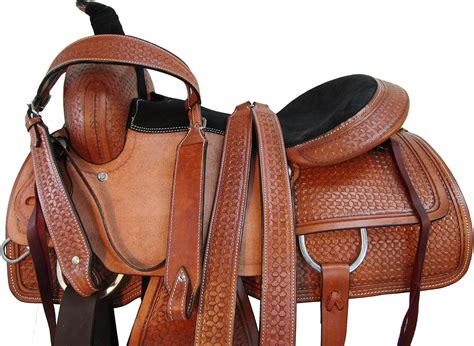 PRO Western Roping Ranch Saddle 15 16 17 Pleasure India | Ubuy