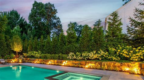 Swimming Pool Retaining Wall Landscaping
