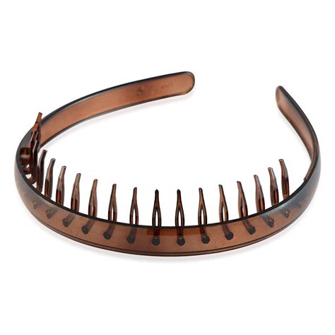 Buy Sarah Brown Color Plastic Hair Band at Amazon.in