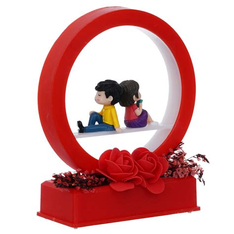 Red Man Proposing Light Showpiece- eCraftIndia Online