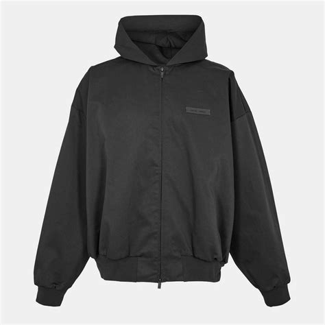Fear Of God Essentials Men's Full Zip Relaxed Fit Hoodie | Flannels