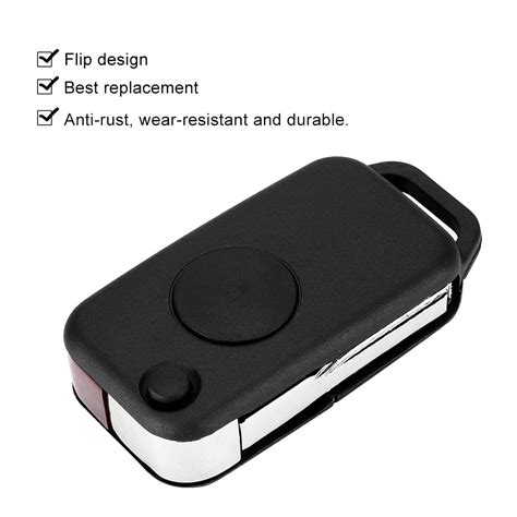 Buy OTVIAP Flip 1 Button Remote Key Fob Case Shell Cover Fit For ...