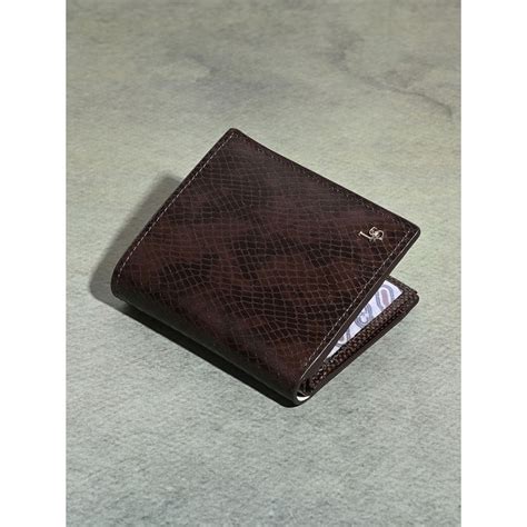 Buy Louis Stitch Men Brown Spanish Leather Bifold Wallet with Rfid ...