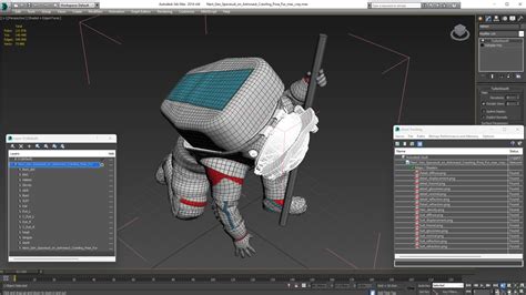 Next Gen Spacesuit on Astronaut Crawling Pose Fur 3D model | 3D Molier ...