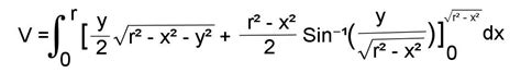 Image result for Volume of Sphere First Principles