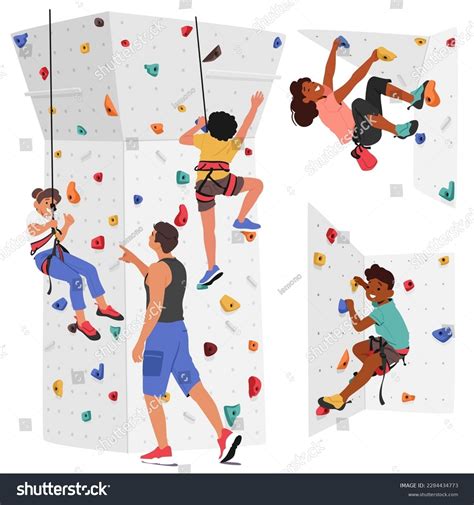 Rock Climbing Wall Graphic