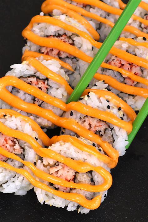 Spicy Crab Roll Recipe with Video (Kani Roll Sushi)