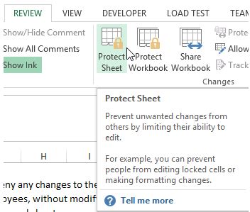 Excel Sheet Protection 的图像结果