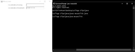 Mouse Events in Java 的图像结果