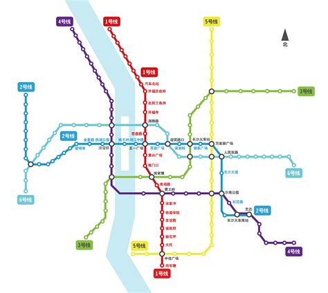 长沙地铁 轨道交通线路图|平面|信息图表|MrTOFU - 原创作品 - 站酷 (ZCOOL)
