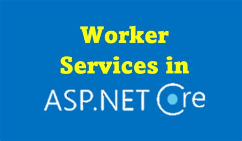 Image result for Visual Studio Worker Service