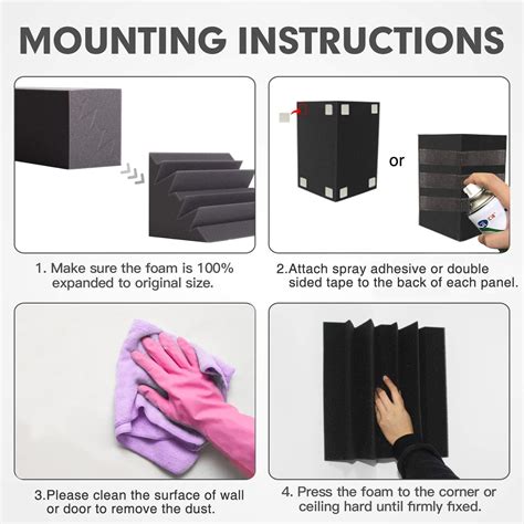 SDSODOCT 8 Pack - Bass Traps Acoustic Foam Corner, India | Ubuy