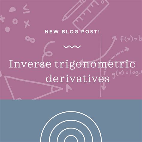 Image result for Inverse Trig Derivatives Examples