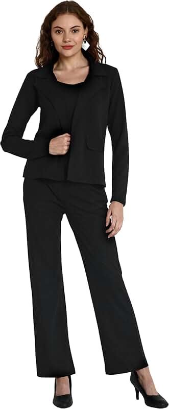 Amazon.in: Black - Women's Blazers / Women's Suits & Blazers: Clothing ...