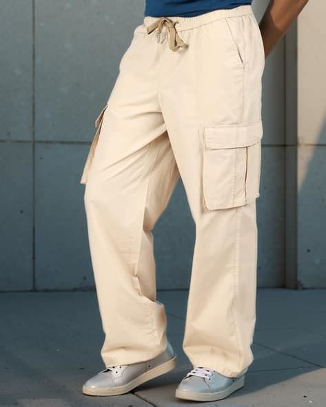 Buy Beige Trousers & Pants for Men by Shein Online | sheinindia.in