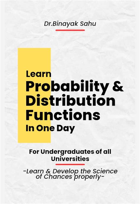Learn Probability & Distribution Function in One Day: For ...