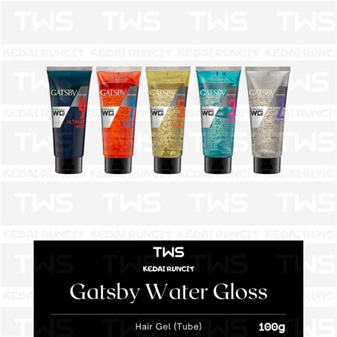 GATSBY WATER GLOSS WET LOOK HAIR GEL 100g | Shopee Singapore