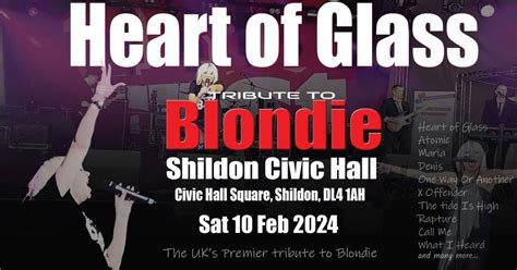 Heart of Glass @ Shildon Civic Hall, Shildon Civic Hall, Bishop ...