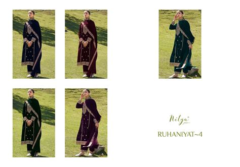 Ruhaniyat 4 Lt Nitya Velvet Suits Exporter Gujarat – Kavya Style Plus