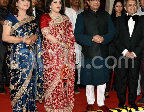 Thackeray and family posed for the cameras