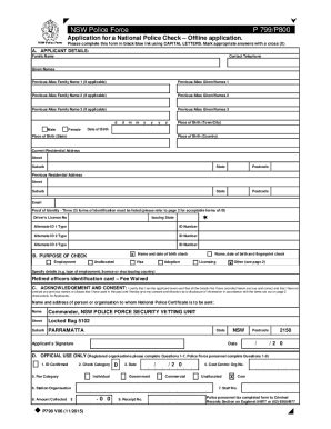 2015-2026 Form AU P799 V02 - Blank Fillable Template | Fill Out, Print ...