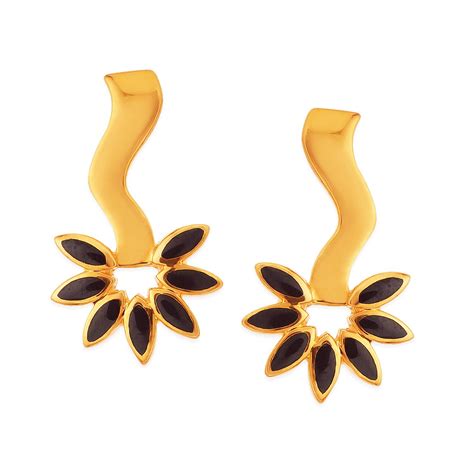 Nature Inspired Spiral Stud Earrings