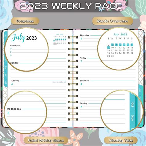 Buy Planner 2023 - Weekly & Monthly Planner 2023 from January 2023 ...