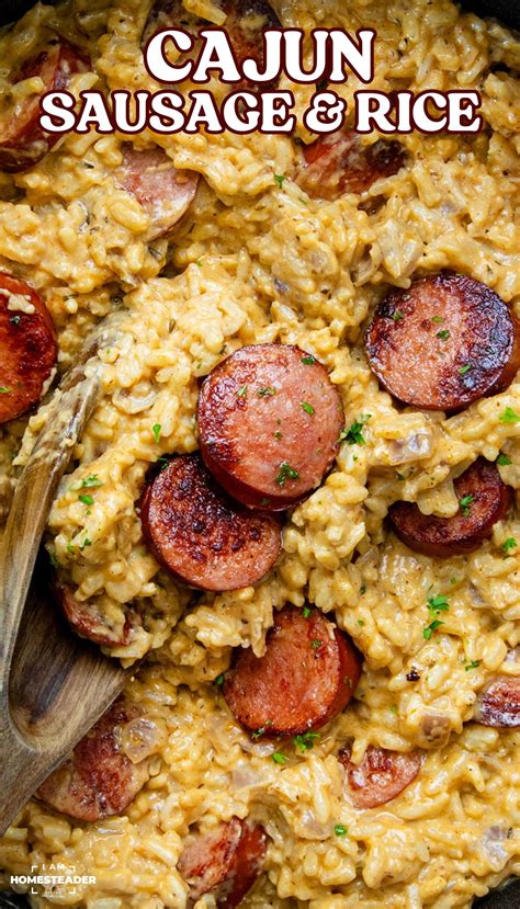 Cajun Sausage and Rice | Recipe in 2025 | Andouille sausage recipes ...