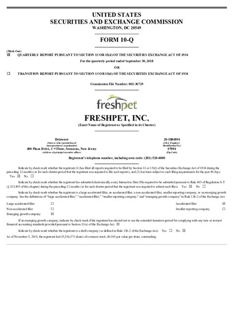 Fillable Online FRESHPET, INC. Fax Email Print - pdfFiller