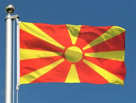 Флаг Северной Македонии 90х135 см - купить Флаг по выгодной цене в ...