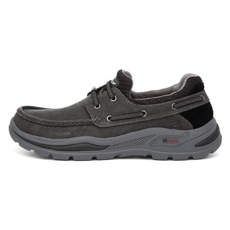 Buy Skechers Men's, Arch Fit Motley - Oven Boat Shoe Black 7 M at Amazon.in