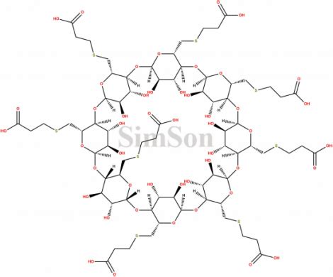 Mono-OH-Mono-SH-sugamadex | CAS No- NA | Simson Pharma Limited