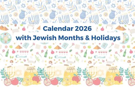 Jewish Calendar 2026: Complete List of Holidays, Festivals & Important ...