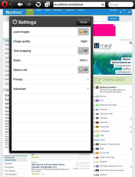 Applications Opera Mini 的图像结果
