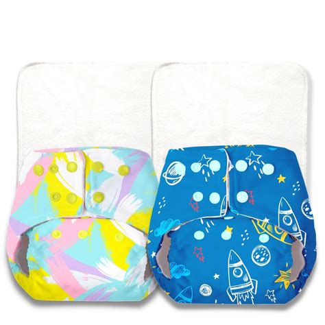 superbottoms BASIC Assorted Pack of 4 (2 Shell + 2 Insert) Certified ...