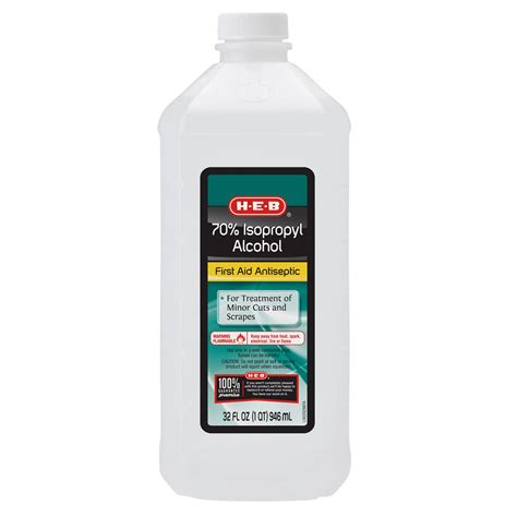 H-E-B 70% Isopropyl Alcohol - Shop Antiseptics & antibiotics at H-E-B