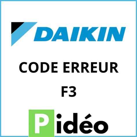 Daikin Error Code F3 的图像结果