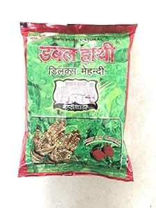 Buy DOUBLE HATHI HEENA MEHENDI 100% Natural Mehndi Powder-500gm Online ...