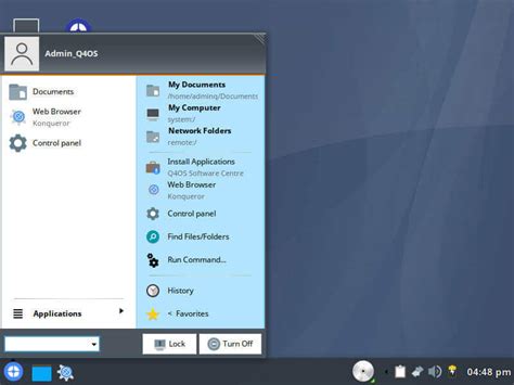 Image result for Q4OS Trinity Network Connection