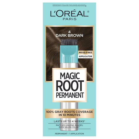L'Oreal Paris Root Rescue Permanent Hair Color, 27g - Dark Brown ...