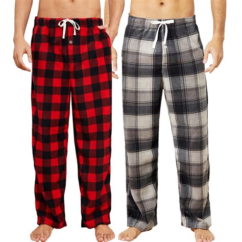 Customer reviews for U2SKIIN 2 Pack Mens Fleece Pajama Pants, with ...