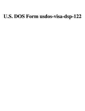 U.S. DOS Form Usdos-visa-dsp-122 - Usa - Fill and Sign Printable ...