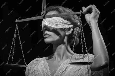 Premium Photo | Themis female with scales with a blindfold honesty court fair sentence justice ...