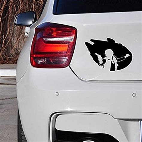 Fusion Graphix Handsome Man Logo Car Sticker Vinyl Decal - Black ...