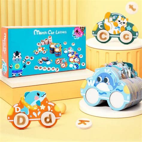 Wooden Matching Letter Game - EKT3097 – Extrokids