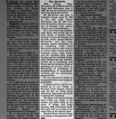 Obituary of John Samuel McConville - Newspapers.com™